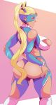  1girl big_ass big_breasts blonde_hair female_only long_hair rainbow_mika solo_female solo_focus sonson-sensei street_fighter twin_tails wrestler 