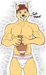  football jockstrap male partially_clothed wolf 