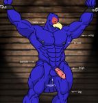  erection falco_lombardi male muscle pecs solo tied_up 