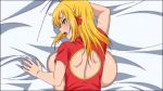  animated animated_gif backboob bed blonde_hair blush breast_press breasts china_dress chinese_clothes clothed_sex dress from_behind gif heavy_breathing huge_breasts japanese_clothes kimono long_hair open_mouth pashmina penetration pov ribbon sex soushi_souai_junai_mellow_yori tears yellow_eyes 