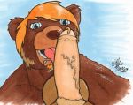  bear gay male oral piercing 