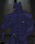  cum jerking_off male nippleplay panther solo 