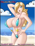  big_breasts breasts endoh69 rosalina sling_bikini super_mario super_mario_bros. swimsuit 