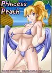  big_breasts bikini breasts endoh69 princess_peach super_mario super_mario_bros. swimsuit 