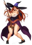  1girl bare_shoulders blush bobobo bouncing_breasts breast_slip breasts brown_hair censored curvy detached_sleeves dragon&#039;s_crown dragon's_crown dress elbow_gloves finger_in_mouth gloves hair_over_one_eye hat hips huge_breasts insertion long_hair masturbation nipple_slip nipples object_insertion orange_hair plump pubic_hair pussy pussy_juice red_eyes solo sorceress sorceress_(dragon&#039;s_crown) sorceress_(dragon's_crown) staff strapless_dress sweat tongue vanillaware wide_hips witch witch_hat 