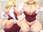  1girl anime_milf areola ass big_ass big_breasts blonde_hair breasts clothed_female curvy donaught fat_ass female_focus female_only high_res huge_ass huge_breasts large_ass long_hair mature mature_female milf nipples osama_ranking pawg pussy queen_hilling solo_female solo_focus stockings tagme thick_thighs thighs venus_body voluptuous wide_hips 