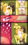  1girl 4_toes absurd_res animal_crossing anthro areola balls barefoot bed bell black_nose blush bodily_fluids breasts brown_body brown_fur canid canine canis clothed clothing comic cum cum_in_pussy cum_in_uterus cum_inside digby_(animal_crossing) digital_media_(artwork) domestic_dog duo e-01 erection feet fur furniture furry genital_fluids genitals hair hand_on_breast high_res humanoid_genitalia humanoid_penis impregnation inbreeding incest isabelle_(animal_crossing) kissing male male/female male_penetrating mammal multicolored_body multicolored_fur nintendo nipples nude on_bed ovum pawpads penetration penis pink_nipples pink_pussy pussy pussy_juice sex shih_tzu sibling simple_background smile sperm_cell spread_legs spreading teeth toes tongue tongue_out toy_dog uterus vaginal vaginal_penetration vein video_games white_body white_fur yellow_body yellow_fur 