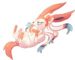 2013 blush creatures_(company) eeveelution erection fairy_type_pokemon feral furry game_freak gen_6_pokemon looking_at_viewer maim male nintendo nude nymphia_(pokemon) penis pink_fur pokemon pokemon_(anime) pokemon_(creature) pokemon_(game) pokemon_(species) pokemon_xy solo spreading sylveon tail testicles video_games