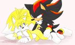  anthro black canine fakerface fox gay gloves hedgehog male miles_&quot;tails&quot;_prower miles_prower penis red_eyes sega sex shadow_the_hedgehog socks sonic_(series) 
