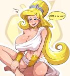  big_ass big_breasts blonde_hair blue_eyes eris_(billy_&amp;_mandy) hourglass_figure pinkkoffin ponytail the_grim_adventures_of_billy_and_mandy 