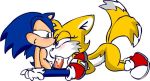  genderswap miles_&quot;tails&quot;_prower multiple_tails perverted_bunny sega sonic sonic_the_hedgehog tail 
