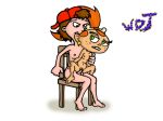 crossover dave_the_barbarian disney fang fang_(dave_the_barbarian) george_jamell girl_on_top mona_the_vampire reverse_cowgirl_position sex sitting vaginal wdj white_background