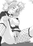  after_sex aftersex artist_request blonde_hair blue_eyes blush breasts censored colored cum cum_in_pussy cum_inside fishnets monochrome naruto photoshop pussy quad_tails temari uncensored 