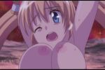  animated animated_gif bounce bouncing_breasts breasts fucked_silly gif honjou_erena inflation mahou_shoujo_erena nipples rape sex tentacle 