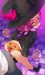  born-to-die nintendo octoling octoling_girl splatoon text witch_hat 