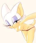  breasts cute female furry h-cookie looking_at_viewer nipples plain_background pussy rouge_the_bat sega solo sonic_(series) white_background 