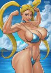  1girl 1girl 1girl abs ass biceps big_ass big_breasts big_breasts bikini blonde_hair blue_eyes breasts capcom clothed_female derushy female_focus female_only hourglass_figure long_hair muscle muscular muscular_female rainbow_mika solo_female solo_focus street_fighter tagme thick_thighs thighs twin_tails video_game_character video_game_franchise 