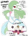  breasts female gardevoir green_hair pokemon pokemon_(game) pokemon_rse slugbox 