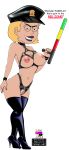  big_breasts blonde_hair boots cop cosplay domination dominatrix gina_jabowski nightstick nipple_piercing paradise_pd pinup policewoman rompguy rompguy&hearts; rompguylove small_waist spiked_bracelet voluptuous zipper 