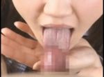  brown_hair censored close-up cum cum_in_mouth cum_on_tongue ejaculation gif open_mouth penis pleated_skirt school_uniform shirt skirt tongue tongue_out 