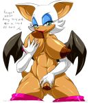  abs areola bat big_breasts breast_suck breasts english_text erect_nipples female gblastman huge_breasts nipples nude pussy rouge_the_bat sega sonic sonic_(series) spread_pussy spreading text 