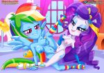 2_girls 2girls bbmbbf blue_eyes blush breasts duo equestria_girls equestria_untamed female female/female female_only functionally_nude gloves hairless_pussy hand_on_breast hand_on_own_breast indoors lesbian_sex long_gloves long_hair long_purple_hair my_little_pony naked_gloves naked_socks no_bra no_panties older older_female palcomix pietro&#039;s_secret_club purple_hair pussy rainbow_dash rainbow_dash_(eg) rainbow_hair rainbow_socks rarity rarity_(eg) scissoring shoes socks tagme tribadism wings young_adult young_adult_female young_adult_woman yuri