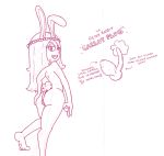  american_dad ass bunny_ears bunny_tail buttplug buttplug_tail francine_smith nude sketch 