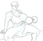 big_breasts breasts erection futanari intersex muscle tagme 