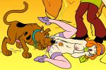  beastiality breasts cartoonvalley.com daphne_blake hairband lick pussylicking red_hair redhead scooby scooby-doo shoes spread_legs stockings tagme 