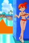  beach bikini breasts hairless_pussy kasumi kasumi_(pokemon) misty pokemon porkyman pussy swimwear 