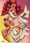  1girl bbmbbf character_request feet female_anthro female_only full_body furry mobius_unleashed palcomix pussy sega sonic_(series) sonic_the_hedgehog_(series) 