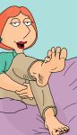  family_guy feet foot_fetish foot_tease lois_griffin milf soles toes 