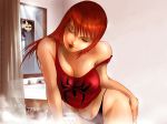  applegeeks bottomless mary_jane_watson panties red_hair shirt spider-man_(series) 