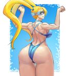 1boy 1girl :o anus anus_peek ass balls balls_in_panties bangs big_ass big_breasts blonde_hair blue_eyes breasts clothed_female dross femboy g-string genderswap girly high_res imminent_facesitting kneehighs long_hair male male/female male_only mask pov rainbow_mika solo_female street_fighter sweat tagme thick_thighs trap twin_tails video_game_character video_game_franchise worm&#039;s-eye_view yaoi