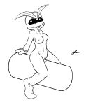 anthro blue_virus_(dr_mario) breasts dr_mario looking_at_viewer nintendo pill pussy sketch virus
