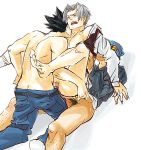 3boys ace_attorney anal double_anal double_penetration miles_edgeworth phoenix_wright threesome