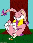 animated babs_bunny carrot female_masturbation female_only fingering fingering_self furry gif ha_cha_cha jk loop squirt squirting tiny_toon_adventures