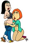  american_dad crossover family_guy hayley_smith lois_griffin orange_hair redhead tagme 