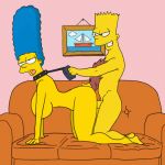  ass bart_simpson bouncing_breasts doggy_position erect_penis gif huge_breasts incest marge_simpson mother_&amp;_son nipples the_simpsons thighs whoa_look_at_those_magumbos yellow_skin 