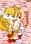  anthro bbmbbf breasts canine cream_the_rabbit crossgender cute female fingering fox furry genderswap miles_&quot;tails&quot;_prower millie_tailsko mobius_unleashed palcomix pussy sega sonic sonic_(series) sonic_the_hedgehog_(series) yuri 