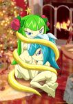  anal ass bbmbbf blue_eyes breasts christmas cosmo_the_seedrian cosmo_the_seedrian_(adult) female galaxina_the_seedrian green_hair hindpaw looking_back mobius_unleashed nude ornament palcomix party plant_girl purple_eyes pussy seawater_hair sega sonic_(series) sonic_the_hedgehog_(series) sonic_x 