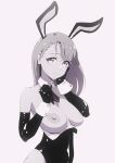  1girl 1girl 1girl animal_ears areola breasts bunny_ears bunny_girl bunnysuit clothing female_only flou high_resolution looking_at_viewer nipples 