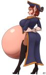 aoiisa belly_bulge belly_expansion brown_hair captain_amelia cat_ears cat_girl disney green_eyes hyper_pregnancy knee_boots pointy_ears pregnant pregnant_belly pregnant_female treasure_planet