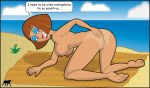  ass beach breasts danny_phantom luberne madeline_fenton milf nipples nude tagme 