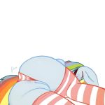  anus ass equine fim friendship_is_magic hot leggings looking_at_viewer mlp my_little_pony panties panties_aside pussy rainbow_dash solo terra-butt 