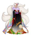  artwithmoira corruption_of_champions corruption_of_champions_ii kimono kitsune multiple_tails original_character purple_eyes white_hair 