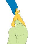  big_ass blue_hair marge_simpson milf sexy_ass simpsmods the_simpsons yellow_skin 