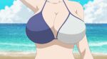  anime beach big_breasts bikini bouncing_breasts breasts cleavage close_up gif uzaki-chan_wa_asobitai! uzaki-chan_wants_to_hang_out! uzaki_hana 