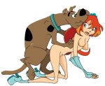  1boy 1girl anal_penetration animated beastiality bloom blue_eyes breasts canine crossover cum cum_in_orifice cum_inside dog doggy_position female female_human female_human/dog female_human/male_dog gif hanna-barbera high_heels human long_hair long_red_hair male male/female male_dog mostly_nude no_bra no_panties red_hair redhead scooby scooby-doo sex taken_from_behind transparent_background winx_club 