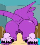  1_boy 1_female 1_girl 1_male 1girl 5_toes animated anthro arbok ass big_ass big_breasts breasts claws cobra color cute erect_penis faceless_male female female_anthro first_person_view furry gif green_eyes hetero hindpaw human human/anthro humanoid_penis interspecies looking_at_viewer looking_back male male_human male_human/female_anthro nintendo nipples nude paws penetration penis plantigrade pokemon pokephilia pov purple_body purple_nipples pussy reverse_cowgirl_position sebrina_arbok sex smile snake soles toes vaginal vaginal_penetration video_games zp92 